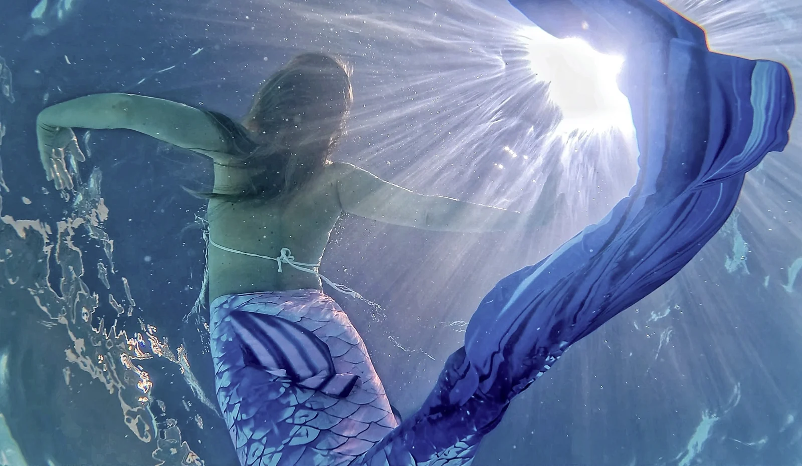 A sunlit mermaid portrait from the Martina collection